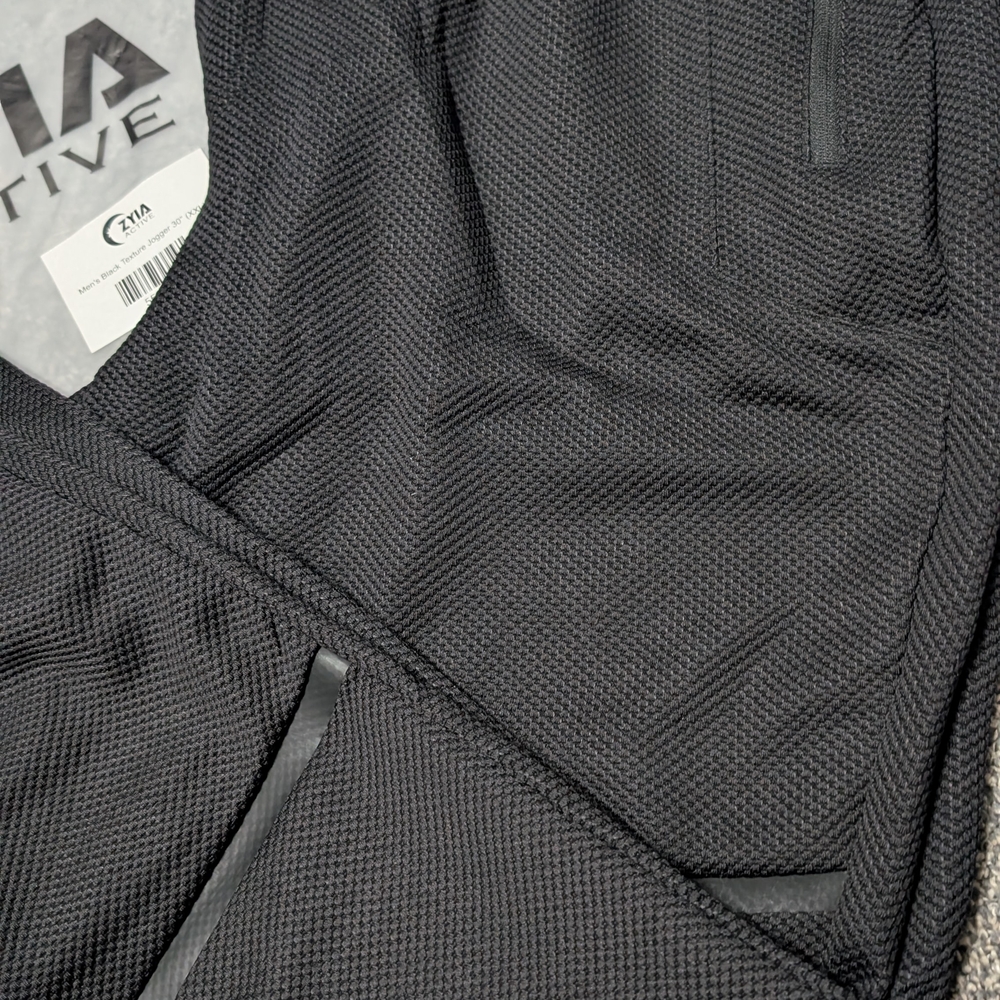 Zyia Men's Black Texture JOGGERS!
